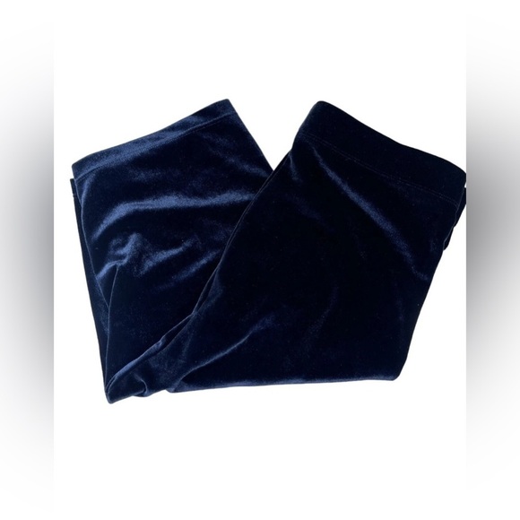 FABLETICS Size 4X Velour Biker Shorts Navy Blue Mid Rise Mid Thigh Active Lounge - Picture 6 of 8